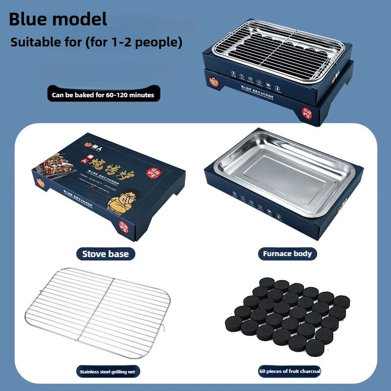 Portable Charcoal Disposable Grill/Barbecue