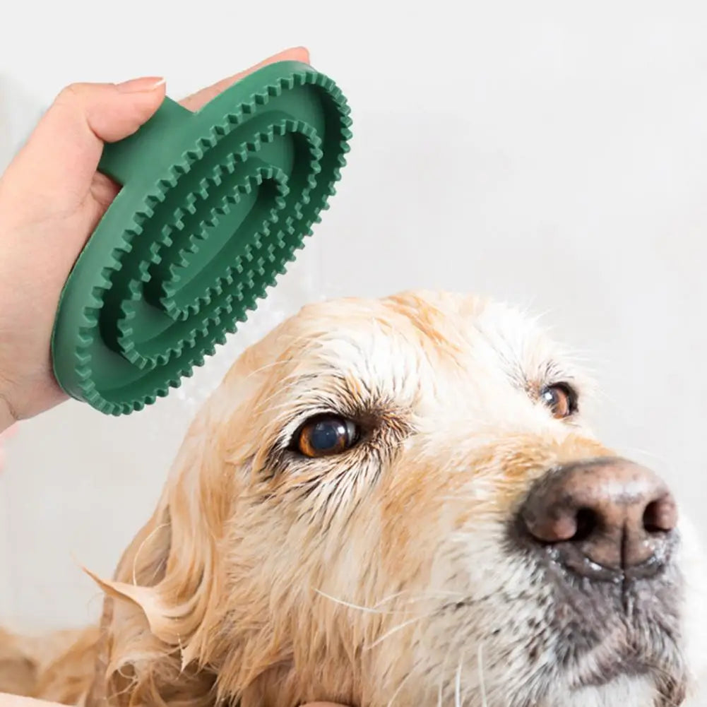 Fashional  Cat Massage Comb Pets Supplies Dog Shampoo Grooming Brush Comfortable Hair Removal Dog Bath Brush for Cat