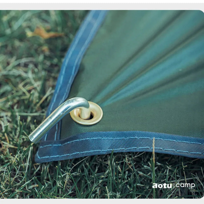 Waterproof Oxford Ground Sheet Floor Cloth Camping Mat Picnic Mat Oxford Cloth Wear-Resistant Anti-Tie Floor Mat With Nails