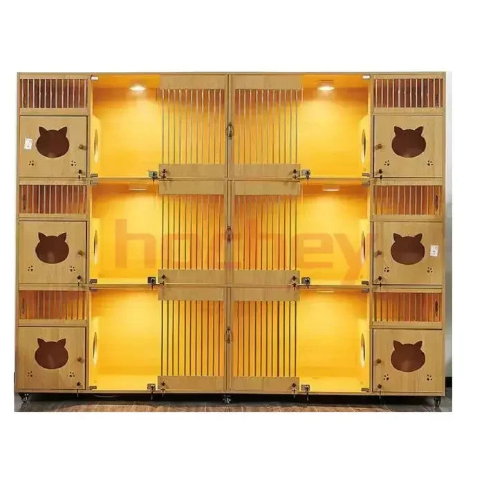 Medical  PET House Furniture Cat Bed House Indoors Luxury Multipurpose Cat Wood House Pet Cage