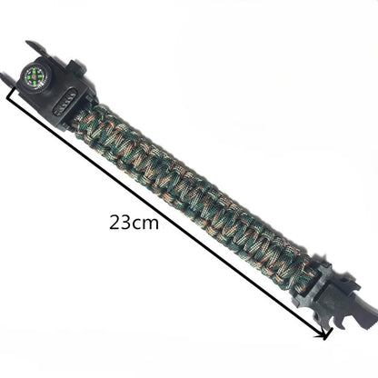 Top-Quality 4mm Paracord 550 Bracelet with Emergency Lights - Essential Outdoor Survival Gear