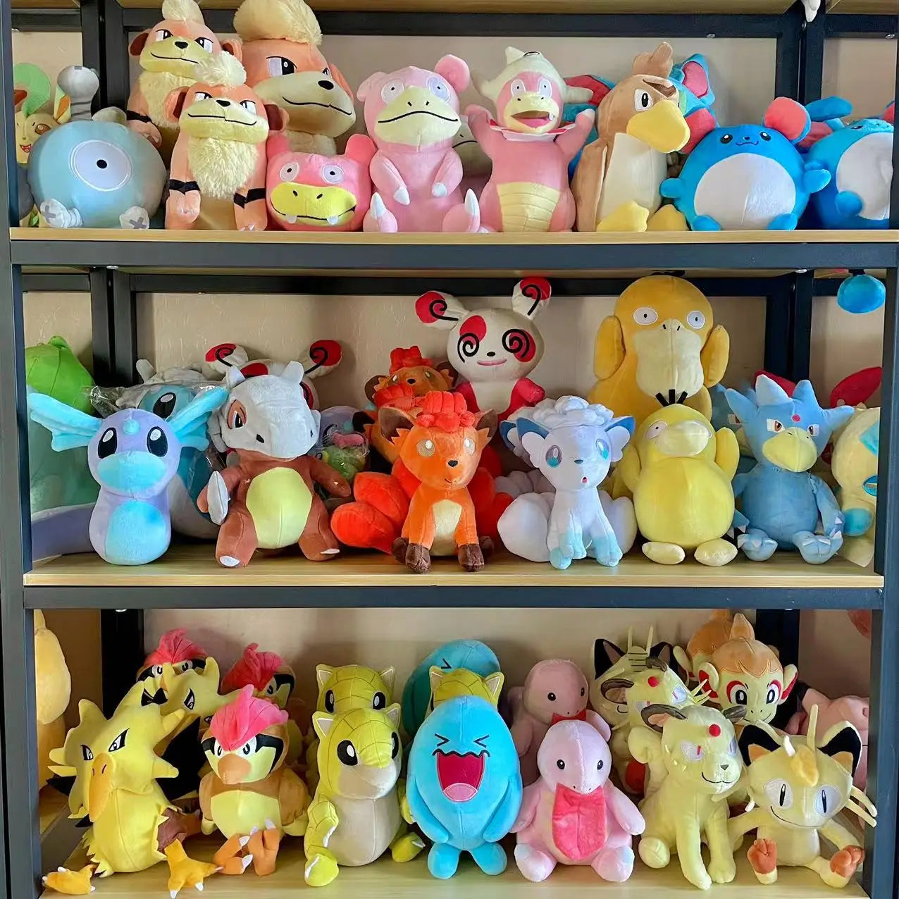 20cm Lovely Pokemon Diglett Growlithe Plush Doll Cartoon Mr. Mime Magnemite Plush Toy Farfetch'd Aerodactyl Plushie Kids Gifts