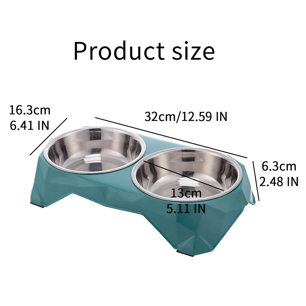 Pet Diamond Double Dowl for Dogs/Cats
