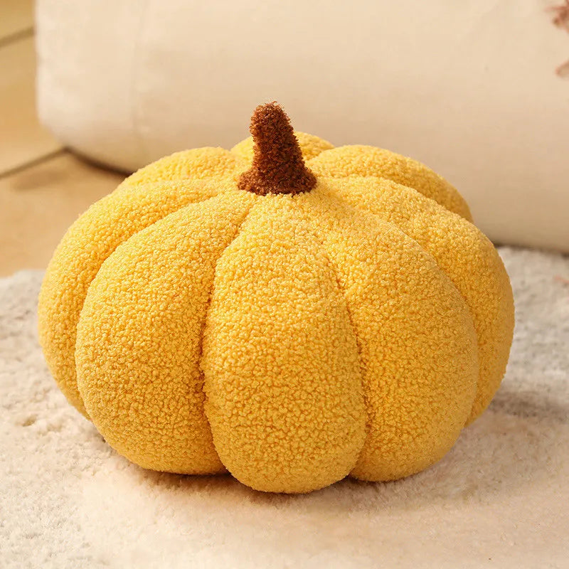 20cm New Nordic Halloween Pumpkin Plush Toy Plushie Soft Plant Stuffed Doll Holidays Props Decorative Throw Pillow for Kids