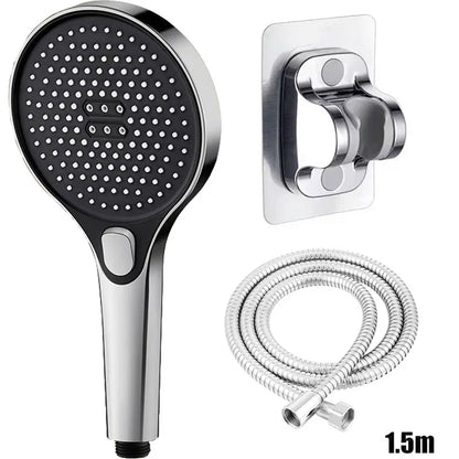 Showerhead 3 modes shower for bathroom items large panel accessories knobs showers replete portable heads parts fixture home