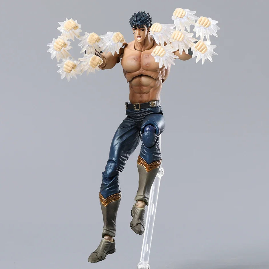 Fist of The North Star Kenshiro Musou Tensei Ver. Super Action Statue Figure Collectible Model Toy Desktop Doll