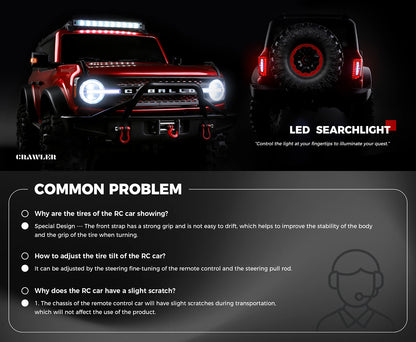 WLtoys 104020 1/10 Professional RC Car Off Road 4x4 2.4G 4WD Remote Control Cars 45 Minutes Working Time Climbing Car Adult Toy