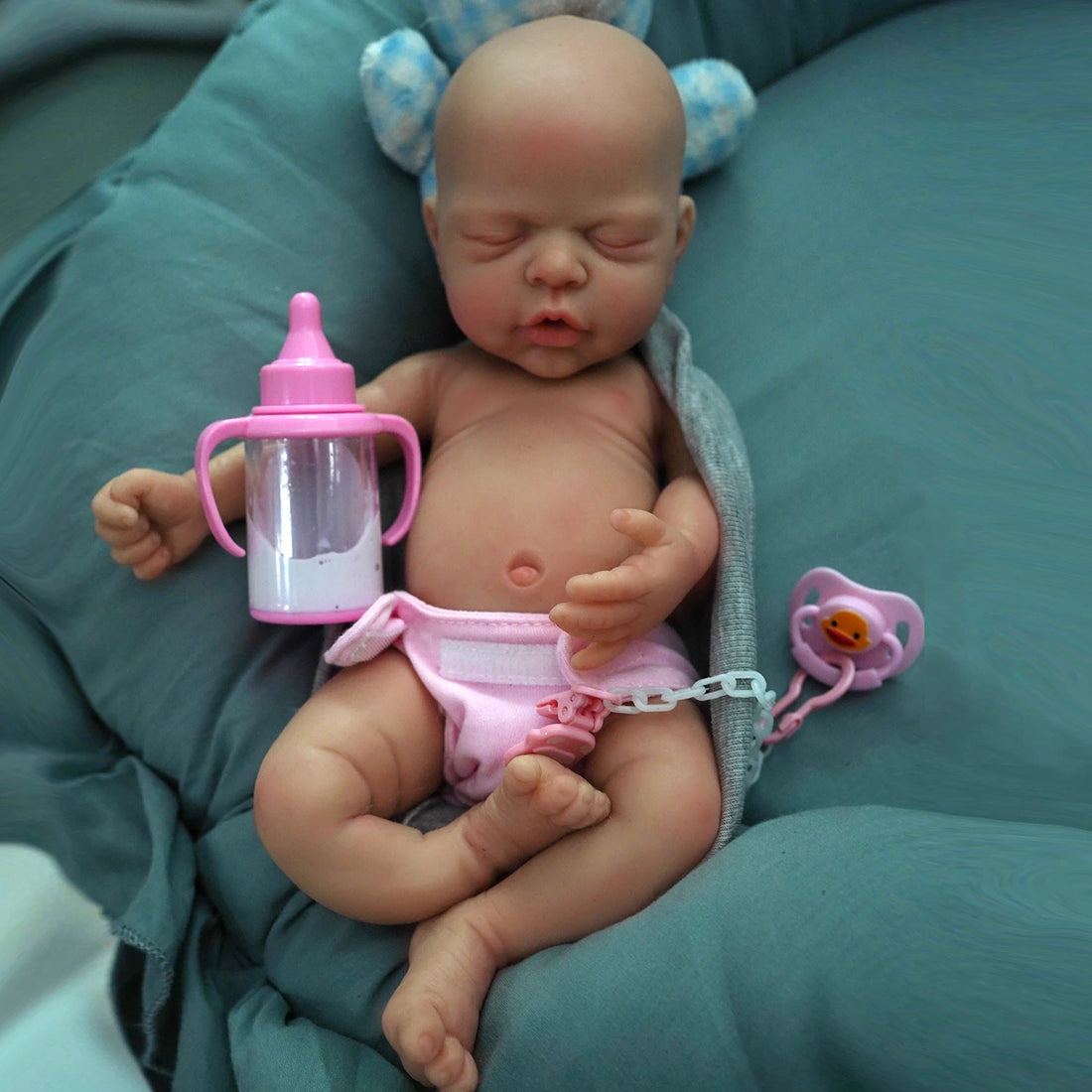 12&quot;  Micro Preemie Full Body Silicone Baby Doll Boy &quot;Liam&quot; &amp; Girl &quot;Nova&quot; Lifelike Reborn Doll Surprice Children Anti-Stress