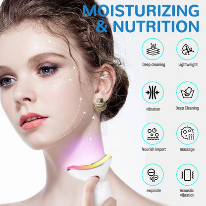 7 Colours Neck Beauty Instrument, Face Neck Body High-frequency Beauty