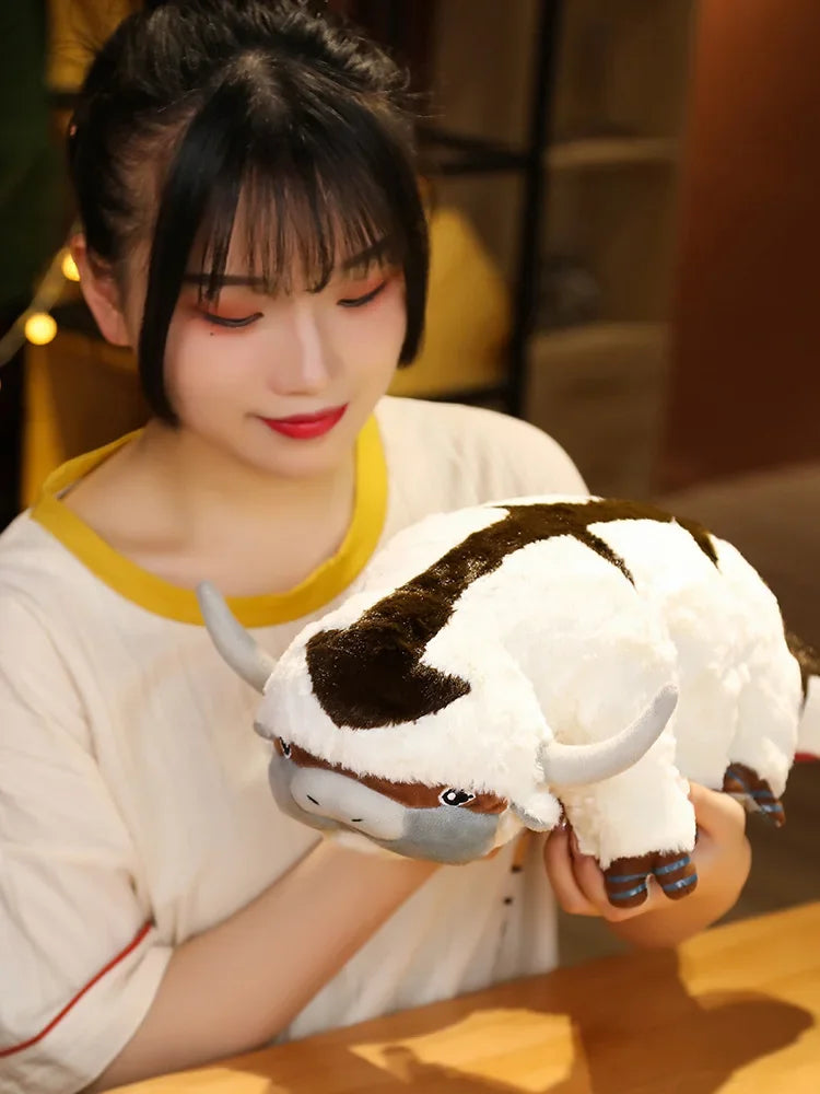 1pc 55cm Game Anime Doll Appa Cow Plush Toy Swag Fly Sky Cattle Bull Dolls Birthday Gift for Boy Birthday Home Decor Game Room