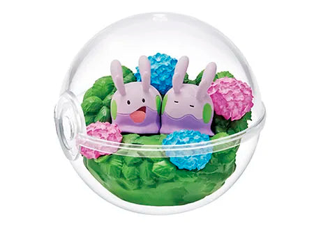 Genuine Re-Ment Pokemon Terrarium Collection Relaxing Time Psyduck Quagsire Trapinch Slowpoke Goomy Munchlax Blind Box Toys Gift