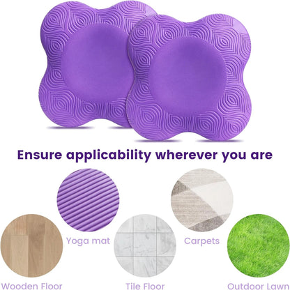 Yoga Knee Pads Set: Premium, Comfortable, and High-Quality - Enhance Your Practice with Essential Props for Optimal Comfort and