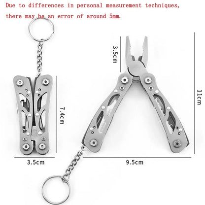 New Folding Multi-tool Pocket Knife Pliers Mini Portable Fold Outdoor
