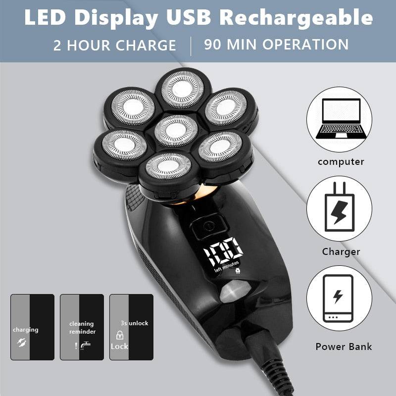 5In1 7D Electric Shaver Razor For Men&