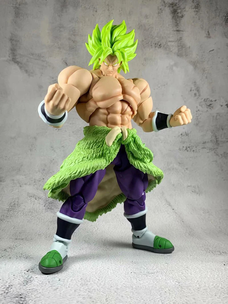 Anime Dragon Ball Super Broly Figure SHF Movable Super Saiyan Action Figure Collection Doll Figurine Toys 22cm Broli Model Toys