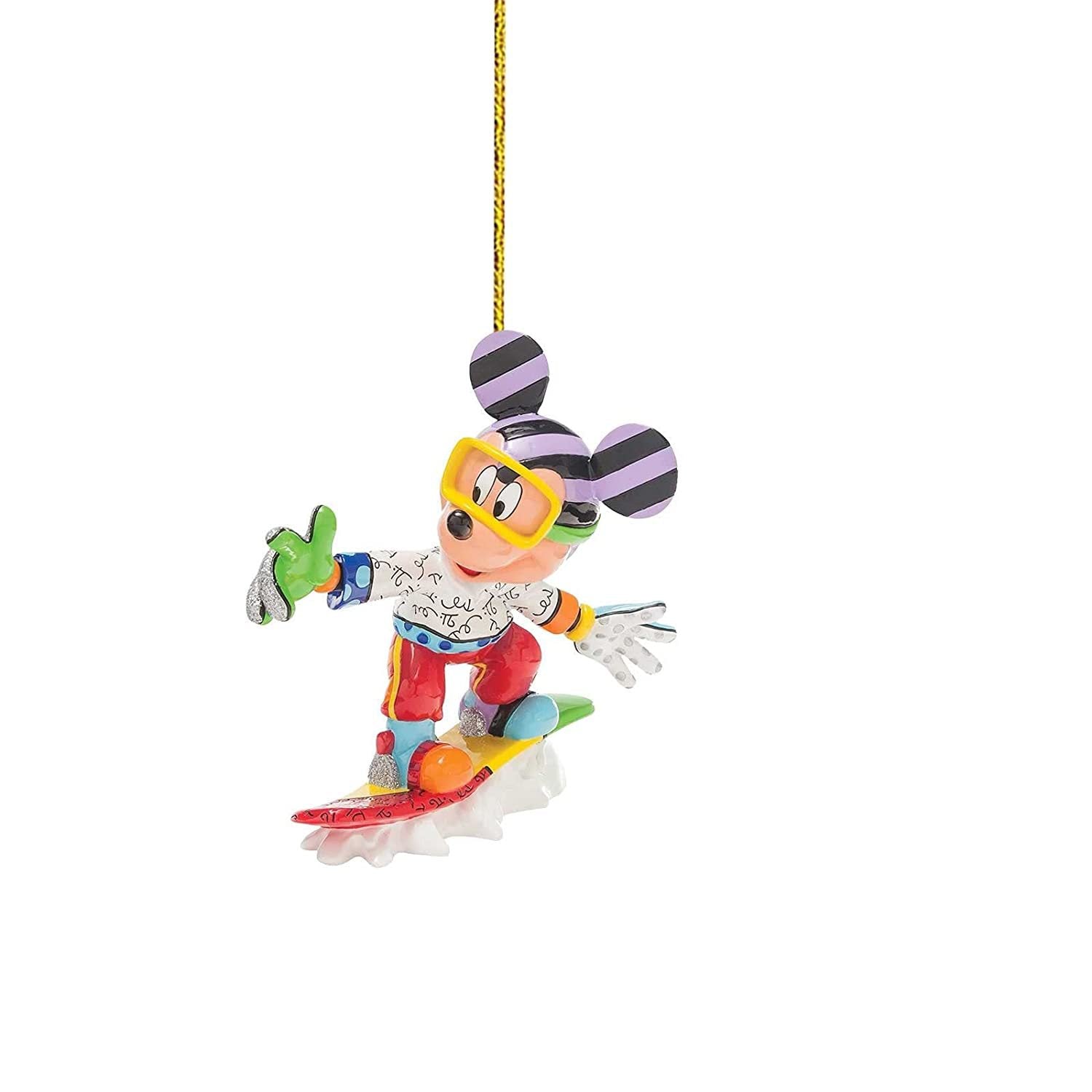 Disney Cartoon Mickey Mouse Minnie Anime Figures Christmas Decoration Acrylic Christmas Tree Acrylic Plane Pendant Kids Toys