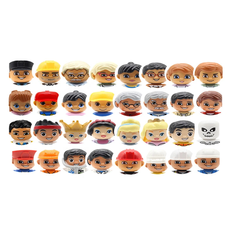 Big Building Blocks MOC DIY Character Toys City Scene Model Doll Compatible Puzzle Assembled Boys Girls Children Gifts