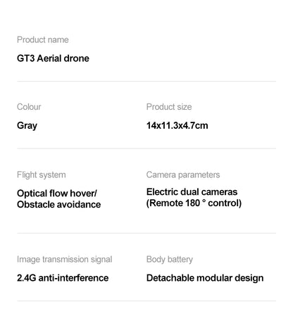 Xiaomi Original GT3 Drone 8K 5G GPS Professional HD Aerial Photography Remote Control Aircraft HD Dual Camera Quadcopter Toy UAV