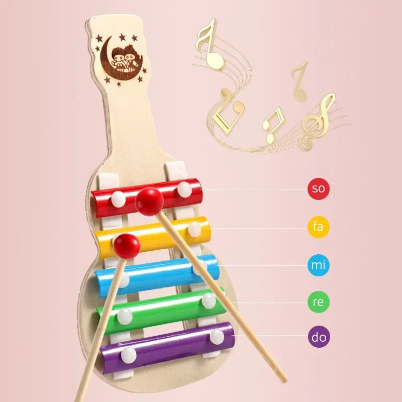 Infant Montessori Toys Wooden Xylophone Baby Music Instrument Toys Preschool Early Learning Toys for Baby 0 12 Months