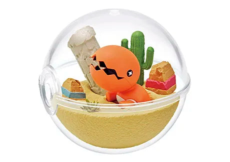 Genuine Re-Ment Pokemon Terrarium Collection Relaxing Time Psyduck Quagsire Trapinch Slowpoke Goomy Munchlax Blind Box Toys Gift