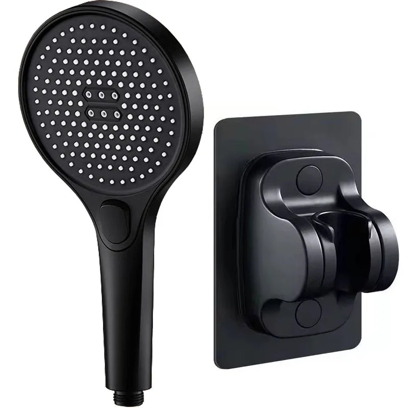 Showerhead 3 modes shower for bathroom items large panel accessories knobs showers replete portable heads parts fixture home