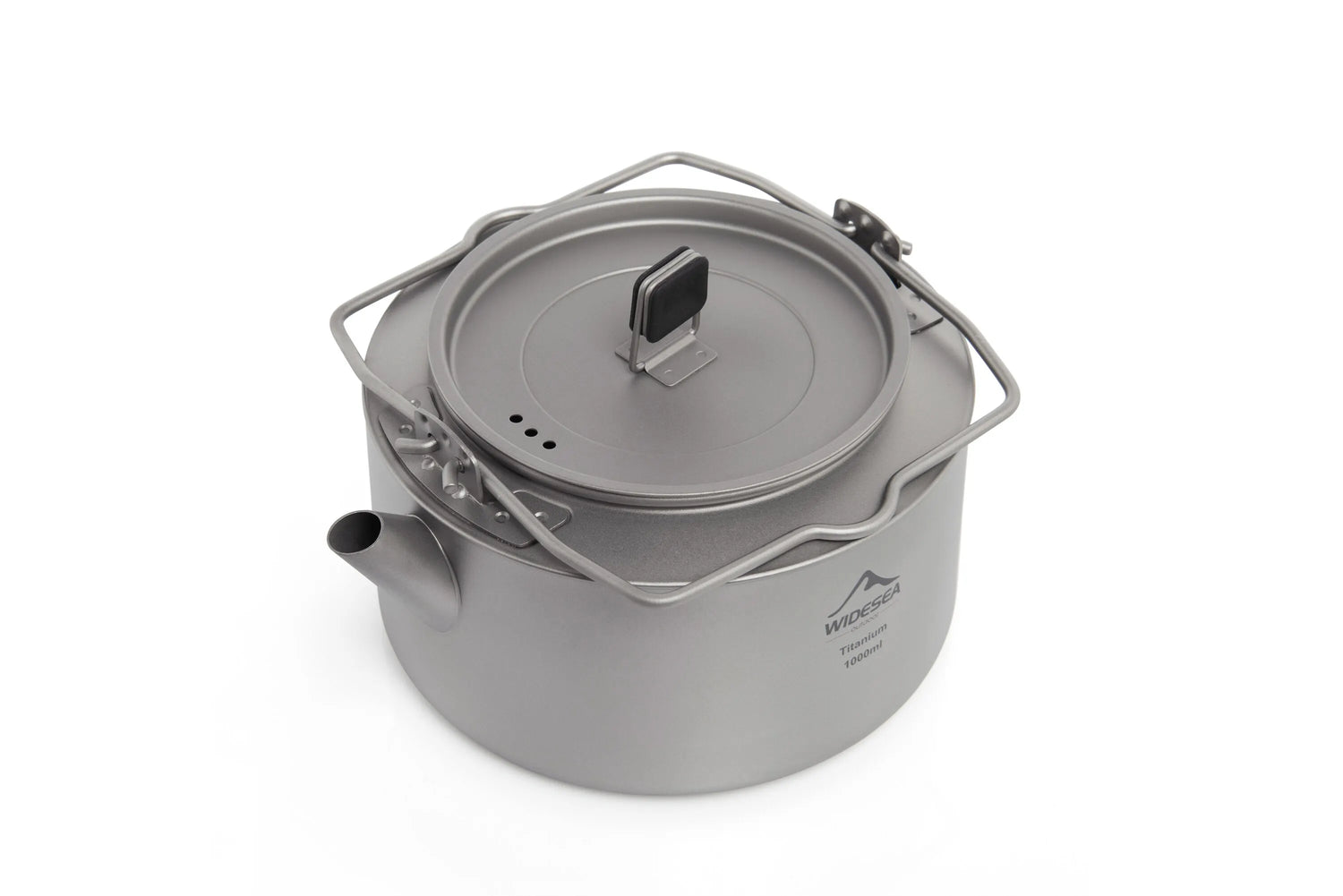 Widesea Camping Titanium Kettle Outdoor Tea Coffee Kettle Tableware Pot Supplies Tourist Dishes Hiking Cooking Equipment