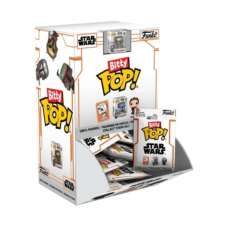 FUNKO Vinyl Mini Figures Bitty POP The Mandalorian Star Wars Doll Toy Collection Table Ornaments Mystery Blind Bags Kids Gifts