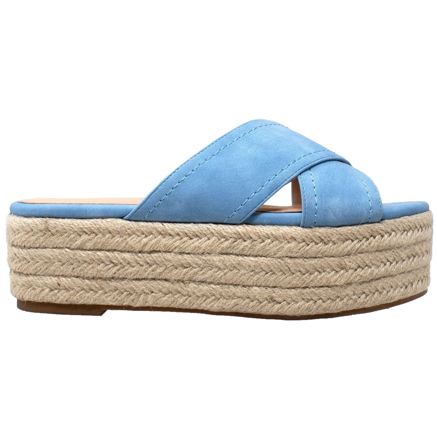 Flatform Espadrille Wedge Sandal