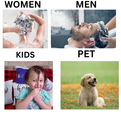 S-Secrets Scalp Massager Shampoo Brush - Soft Silicone Bristles for