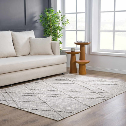 Baqer Bone &amp; Taupe Area Rug
