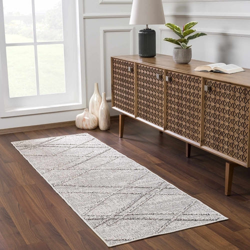 Baqer Bone &amp; Taupe Area Rug