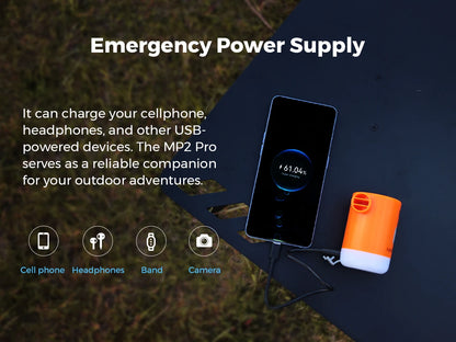 FLEXTAILGEAR MAX PUMP 2 PRO - Portable Air Pump Electric Inflator with Camping Light and Emergency Power Supply for Outdoors