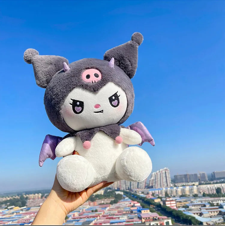 40 50 60 Cm Kawaii Large Size Demon Kuromi Plush Toys Angel Melody Doll Pillow Birthday and Holiday Gifts Cute Stuffed Toy Anime