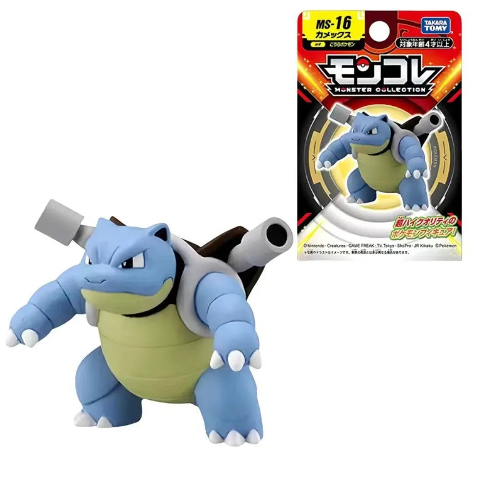 Genuine TAKARA TOMY Pokemon MS Series Inteleon Meowscarada Garchomp Psyduck Piplup Sprigatito Fuecoco Tinkaton Ornaments Models