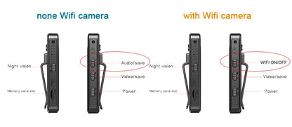 WIth Wifi 1080P Body Mini Camera Portable Small Digital Video Recorder Police BodyCam Infrared Night Vision Miniature Camcorder
