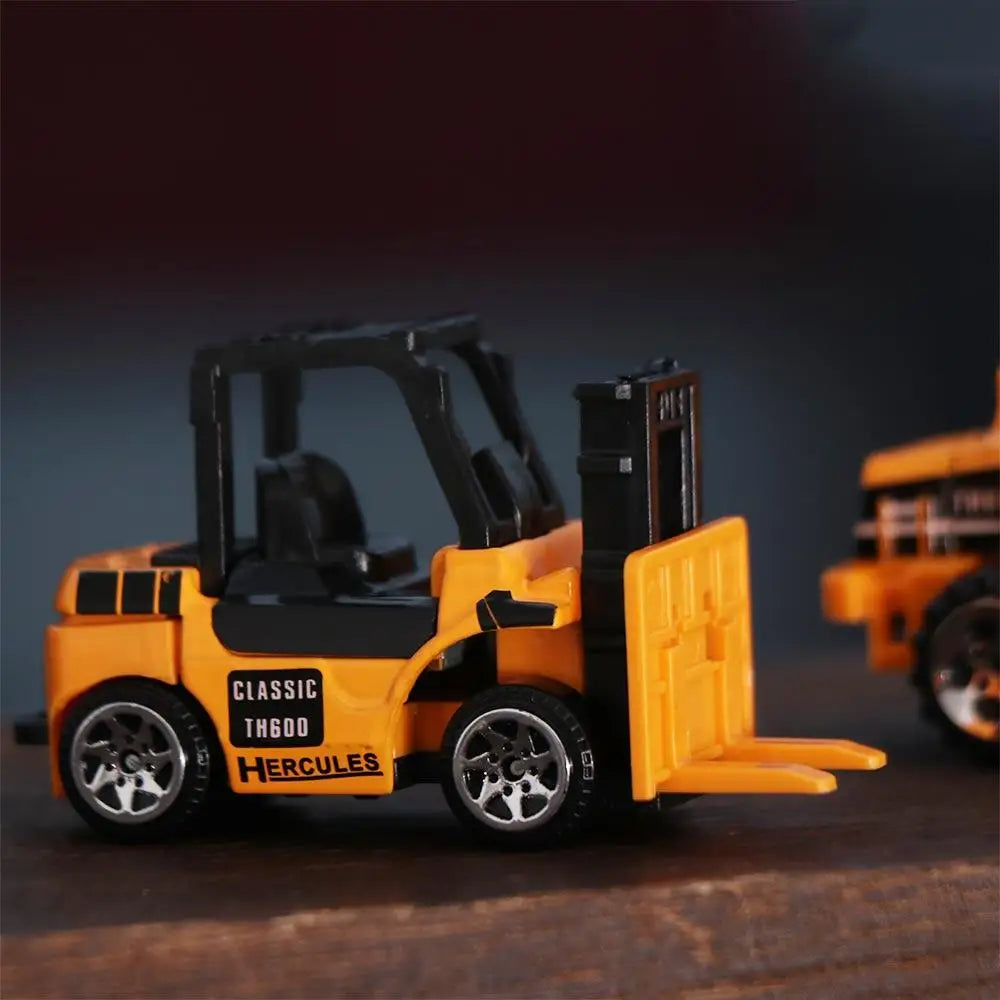 Children Kids Alloy Construction Excavator Tractor Dump Truck Farmer Vehicle Engineering Car Model Model Car Toys Tractor Toy