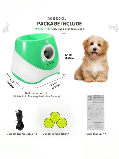 Pet Dog Automatic Ball Launcher Chase Toy