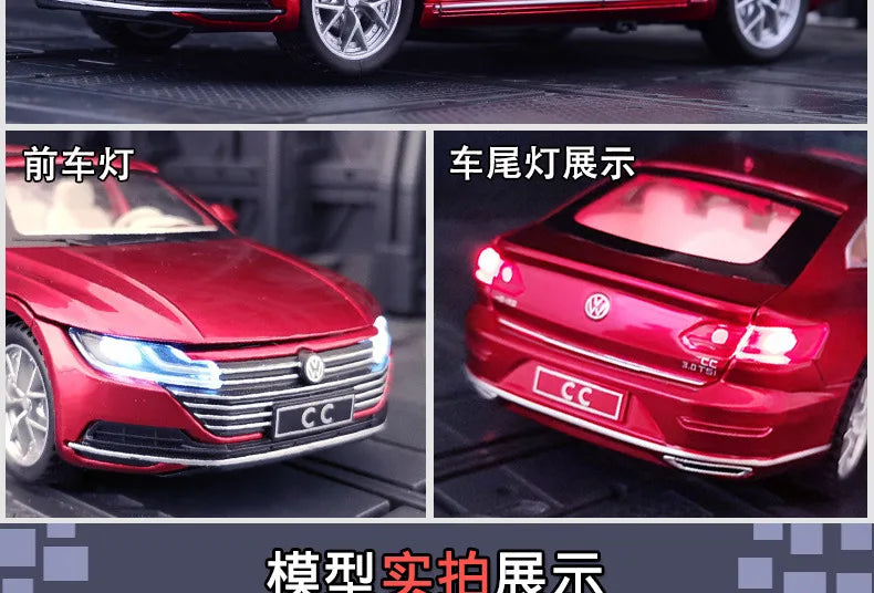 1:32 Volkswagen CC arteon Car Model Alloy Car Die Cast Toy Car Model Pull Back Children&