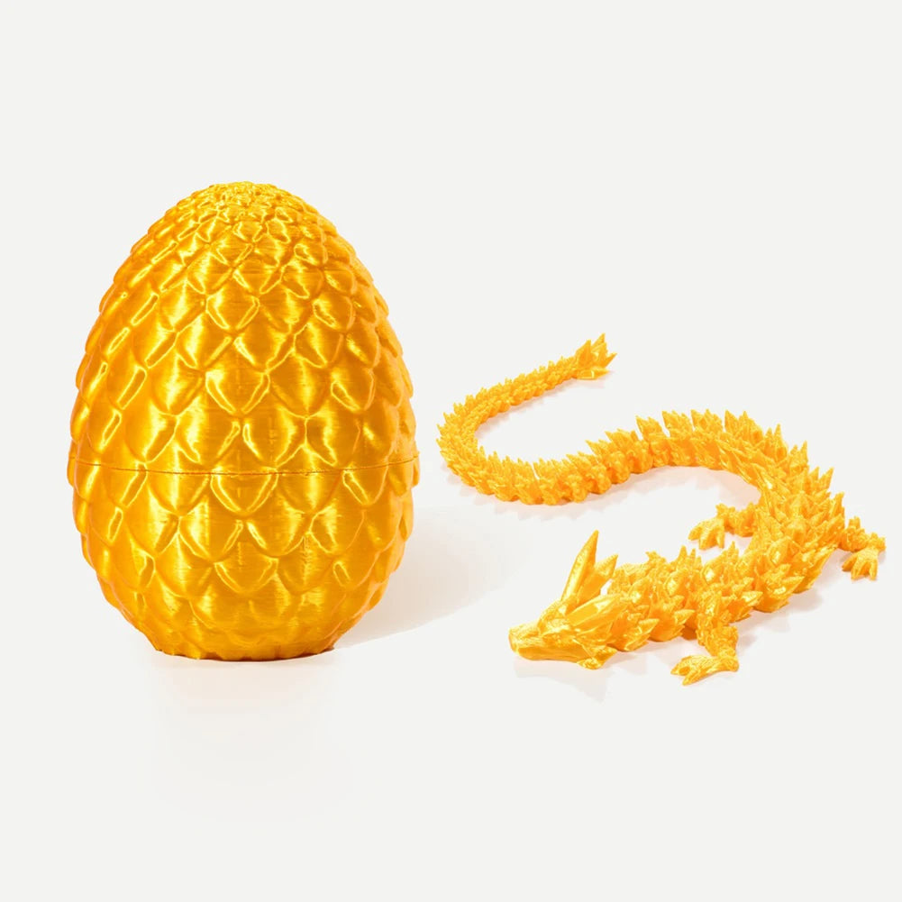 3D Printed Dragon Egg Relief Anxiety Dragon Fidget Toy Executive Dragon Fidget Desk Toys Home Office Decor Toys for Kids Gifts