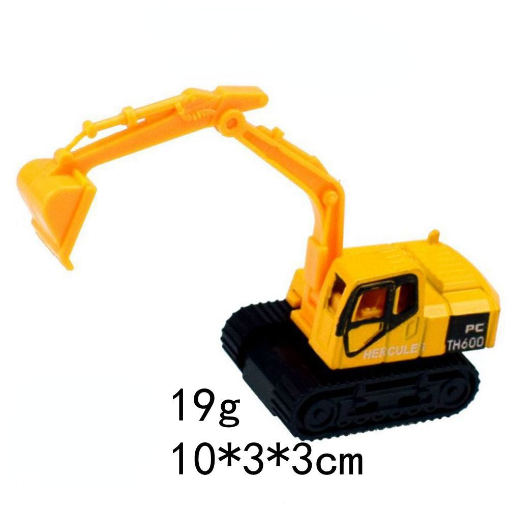 1Pc Children Car Toys Alloy Fire Truck Police Car Excavator Diecast Construction Engineering Vehicle Toys For Boys Gift