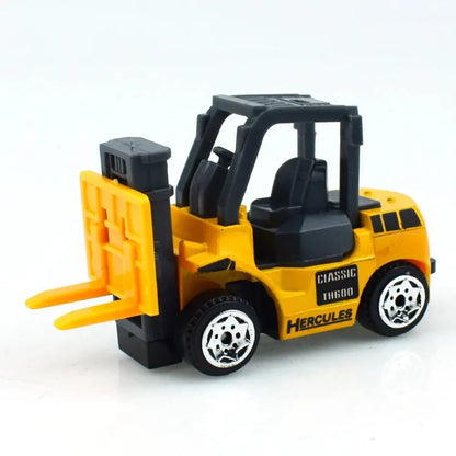 1Pc Children Car Toys Alloy Fire Truck Police Car Excavator Diecast Construction Engineering Vehicle Toys For Boys Gift