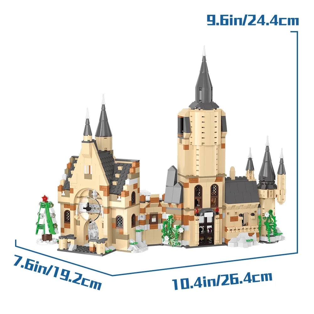 1231 Piece Mini Brick Middle Ages Castle Model Building Kit,Car Home Decoration Crafts，Craft Toys，DIY Toys，Animation Derivatives