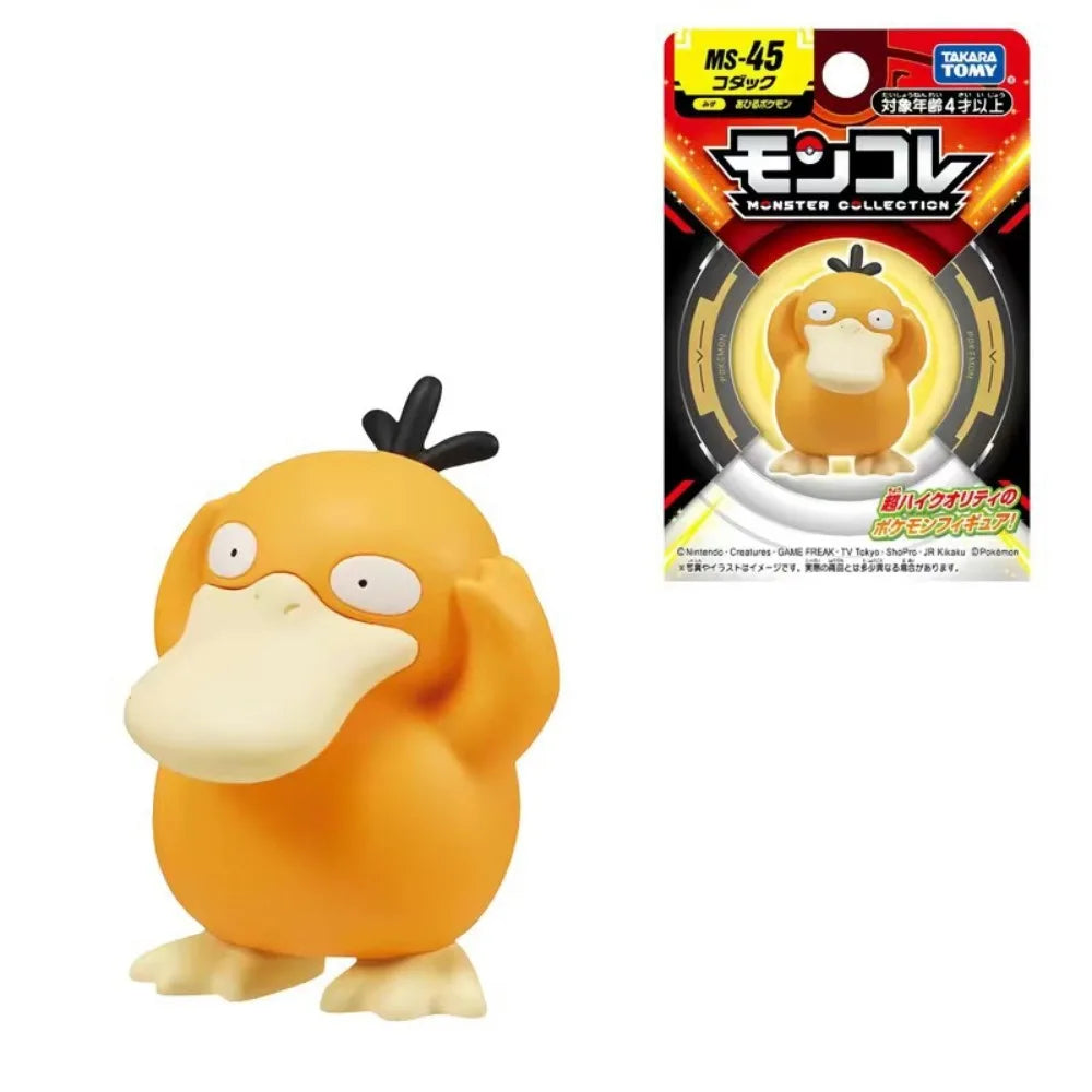 Genuine TAKARA TOMY Pokemon MS Series Inteleon Meowscarada Garchomp Psyduck Piplup Sprigatito Fuecoco Tinkaton Ornaments Models