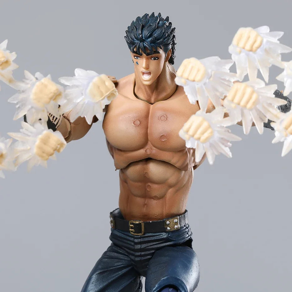 Fist of The North Star Kenshiro Musou Tensei Ver. Super Action Statue Figure Collectible Model Toy Desktop Doll