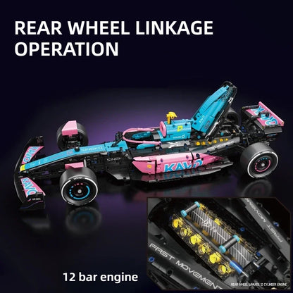 New Racing Car Building Set Building Blocks Car Assembly Cool Collection Display Model Car Kit Boy Children&