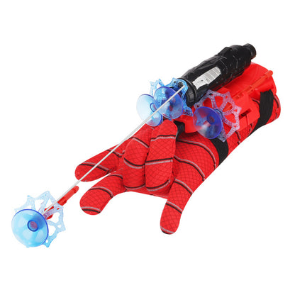 Christmas Present  Movie Cosplay Launcher Spider Silk Glove Web Shooters Recoverable Wristband Halloween Prop Toys for Children