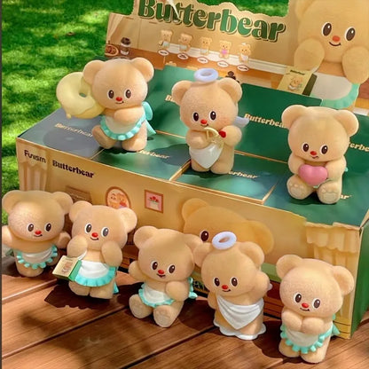 Butter Bear Business Day Series Blind Box Anime Figure Cartoon Cute Toy Mystery Box Collection Doll Ornament Girl Surprise Gifts