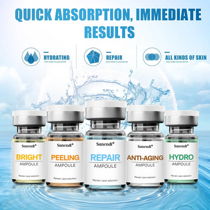 jet peel care Ampoule whitening facial ACID PEELING HYDRO CONCEENTRATE ANTI-AGING oxygen deep cleaner skin water
