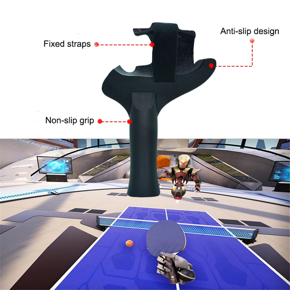 For Meta Quest3 Controller Handle Shell Model Enhance Gaming Experience VR Gaming Racket Table Tennis Adapter Accessories