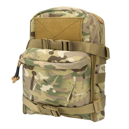 Tactical Hydration Pack Mini Back Panel Water Bag Nylon Molle Pouch Hunting Lightweight Vest Hose Accessories Zipper Backpack